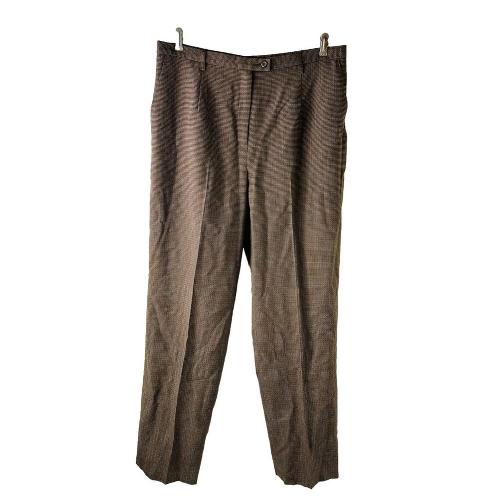 Vintage Pendleton Virgin Wool Flat Front Trousers… - image 1